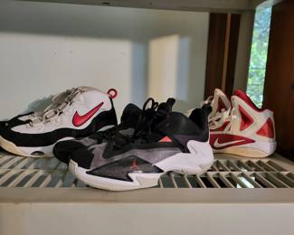 nike air Jordan's and zoomz.