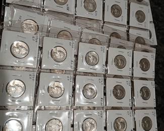 tons of silver US coins more not pictured.