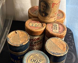 ANTIQUE PHONOGRAPH CYLINDER RECORDS 