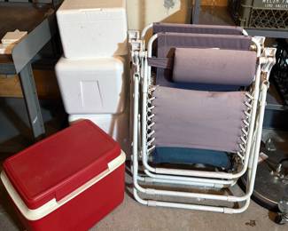 COOLERS & OUTDOOR CHAIRS 