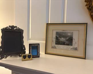 PEWTER & BRASS PHOTO FRAMES