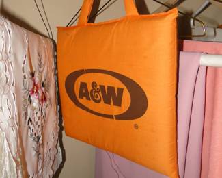 Vintage A&W seat cushion