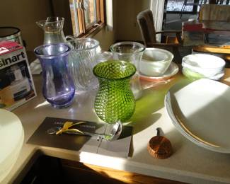 Some nice serving pieces, and vases too