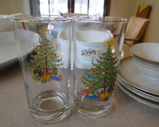 Coca-Cola Christmas glasses