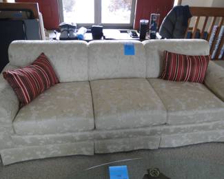 Give this sofa a chance. Clean, neat, and when we say comfortable, we mean it!