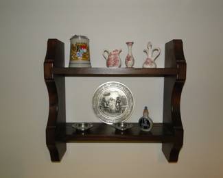 Small tiny treasures, and a two shelf unit too