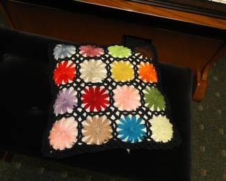 Handmade accent pillow