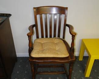 Solid wood office chair