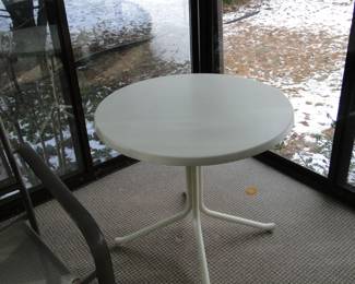 Small round table