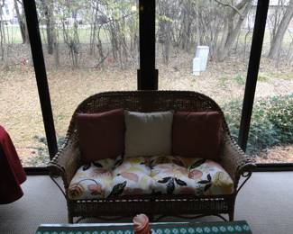 Wicker sofa