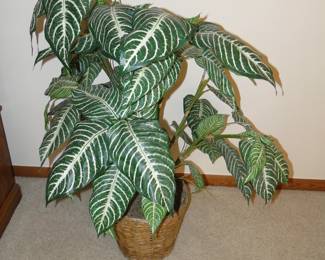 Medium sized faux floral plant