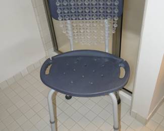 Shower chair and shower mat