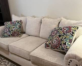 There are two of these sofas.