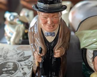 Royal Doulton large porcelain Winston Churchill Toby Jug