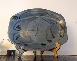 Stoneware platter
