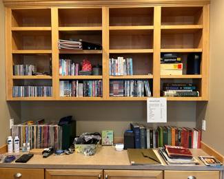 DVDs & CDs, some loose paper items