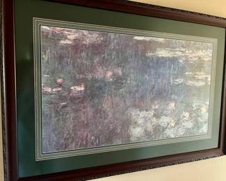 Monet framed decor