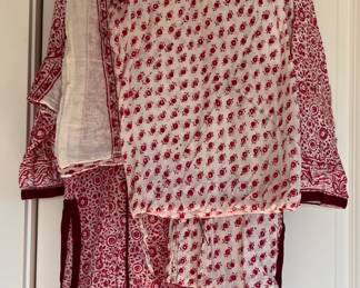 Indian sari pants, blouse, etc #1