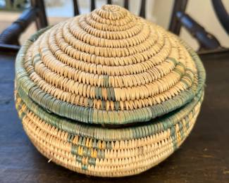Ethiopian grass basket
