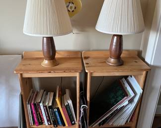 Pine bedside tables