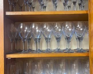 LOVELY LIGHT BLUE STEMWARE BY MIKASA