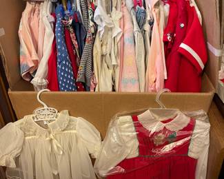 VINTAGE CHILDREN'S 80’S BOUTIQUE DRESSES AND CLOTHES