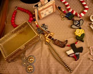 JEWELRY BOX, COSTUME JEWELRY