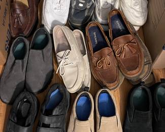 MENS SHOES BY SPERRY, ROCKPORT, LAND’S END, SAS, BASS, NEW BALANCE AND MANY MORE