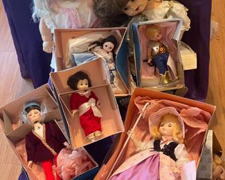 VINTAGE MADAME ALEXANDER DOLLS IN ORGINAL BOXES