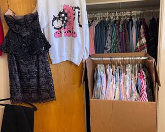 EVENING WEAR, SKI CLOTHES AND MORE