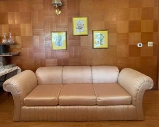 OTHER SILK UPHOLSTERED CUSTOM SOFA