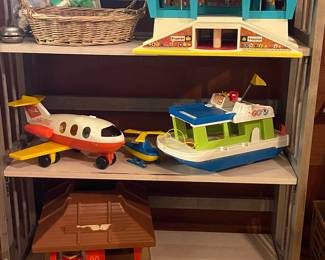 VINTAGE FISHER PRICE TOYS-MCDONALDS, AIRPORT AND MORE