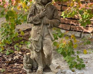 VINTAGE CONCRETE STATUE REPRESENTING “WINTER”