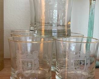 SCHINDLER FAMILY CREST GLASSES