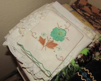 vintage embroidered items