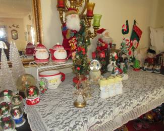 Christmas table filling up!