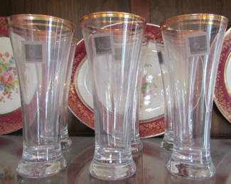 Glassware with original tags