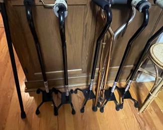 Large assortment of canes