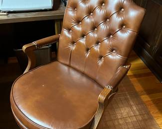 Leather lawyer's chair