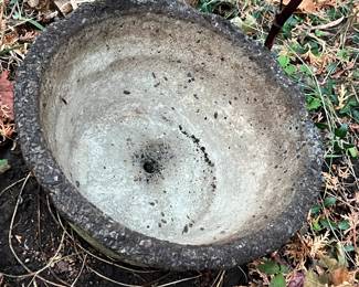 Concrete bowl