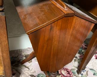 Sewing chest filled with supplies