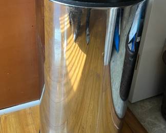 Stainless steel trash bin