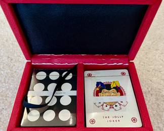 Crate & Barrell playing cards in box (new)