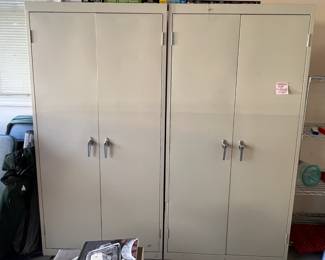 Metal cabinets