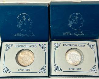 1982 Uncirculated George Washington Silver Half Dollar
