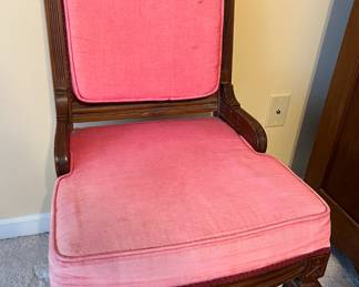 Victorian Eastlake carved wood chair