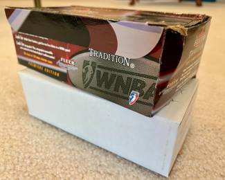 Boxes of WNBA trading cards