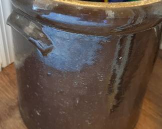Large stoneware crock