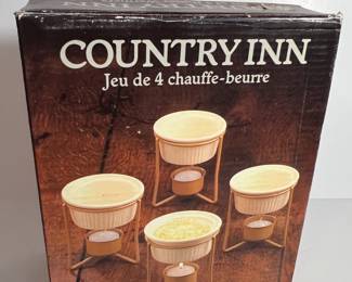 Country Inn butter warmers (new)