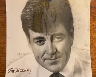 Autographed photo of Pat McCloskey